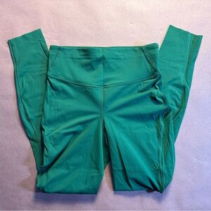 Lululemon Base Pace HR Running Tight 28 Brushed Nulux Everglade Green size 6
